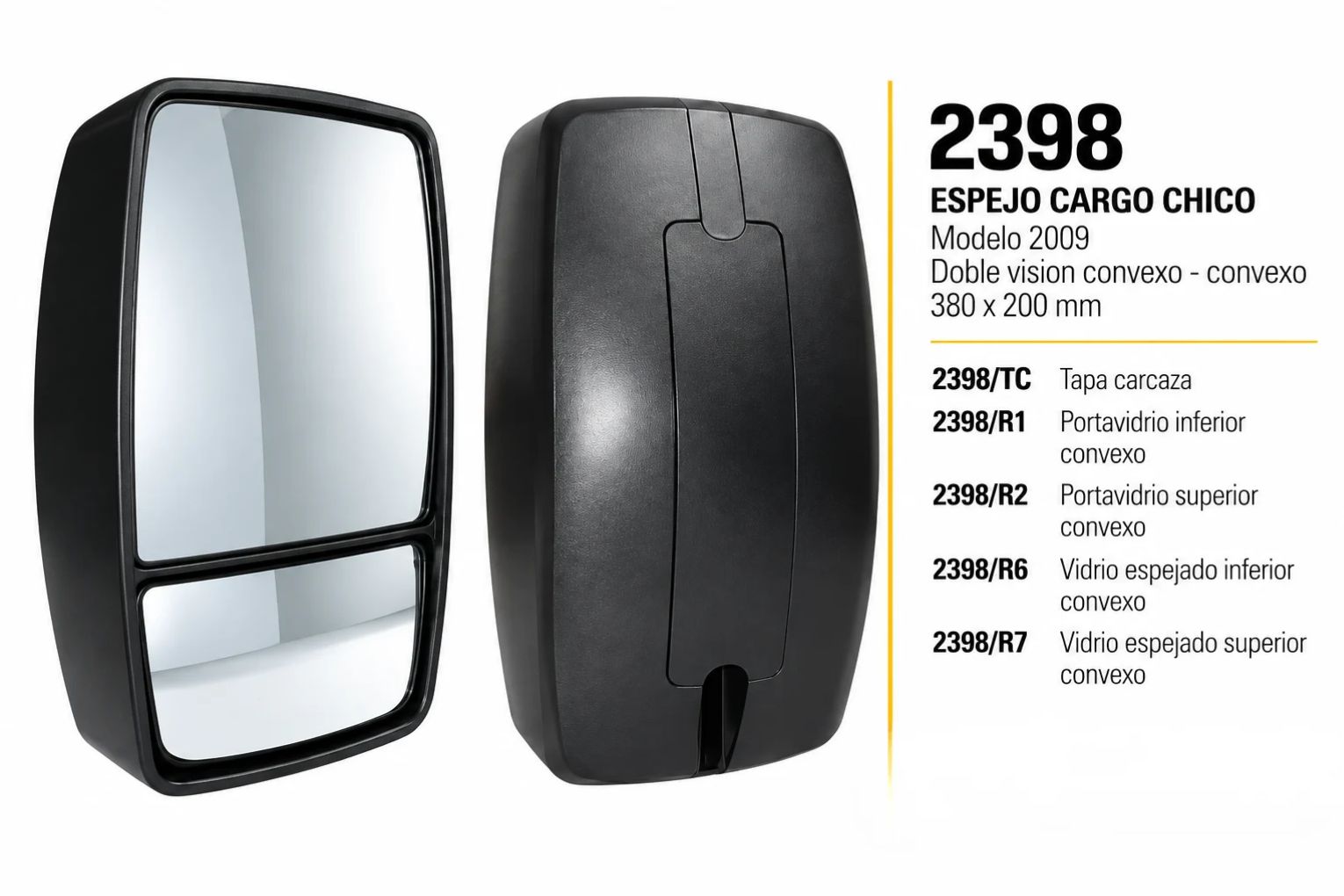 TAPA CARCAZA Mercedes-Benz CARGO 2009 — FRA SRL
