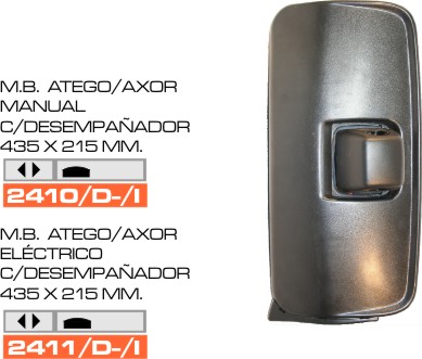 ESPEJO Mercedes-Benz ATEGO · AXOR — FRA SRL