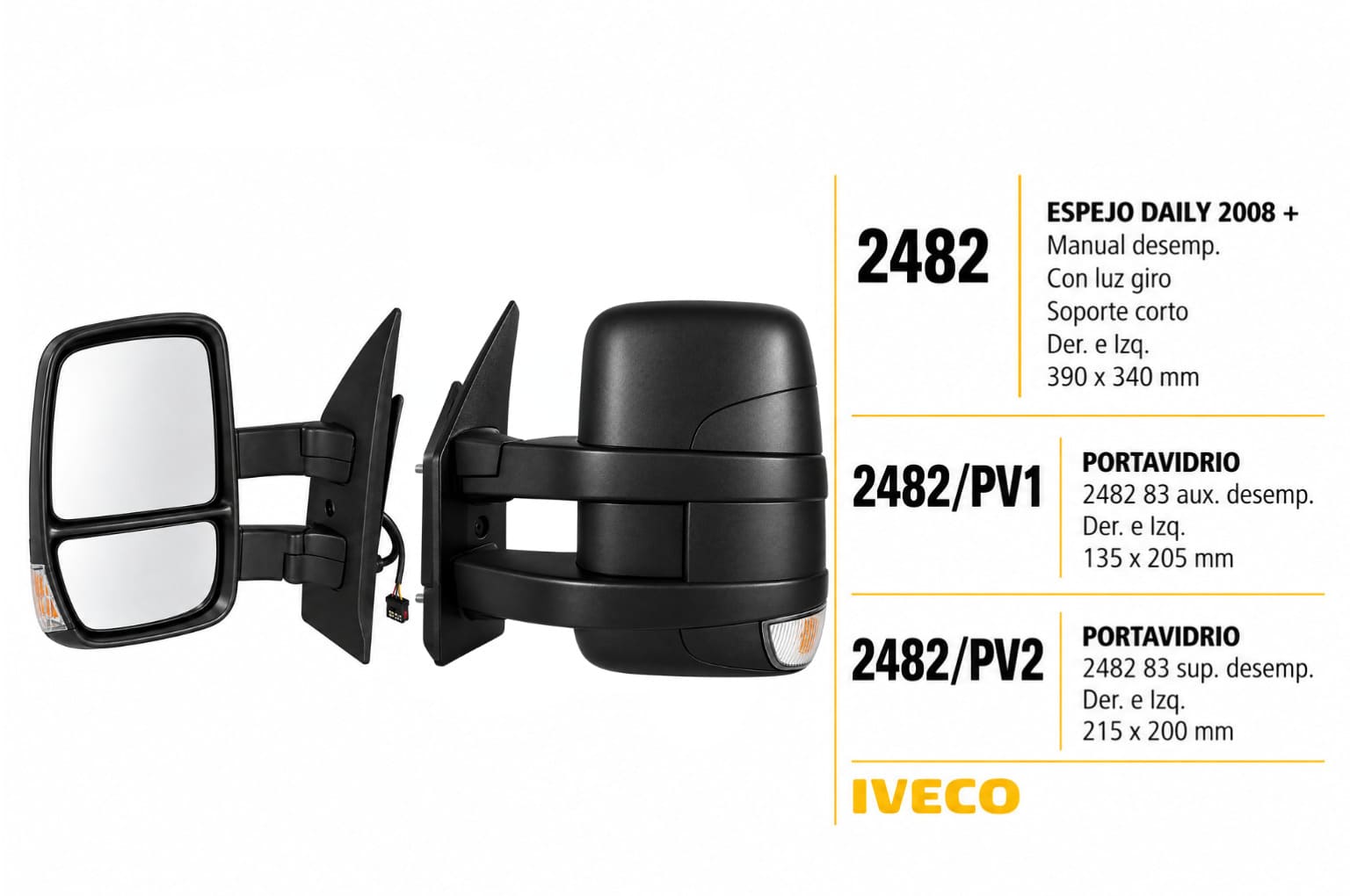 ESPEJO Iveco DAILY 2008 /+ — FRA SRL
